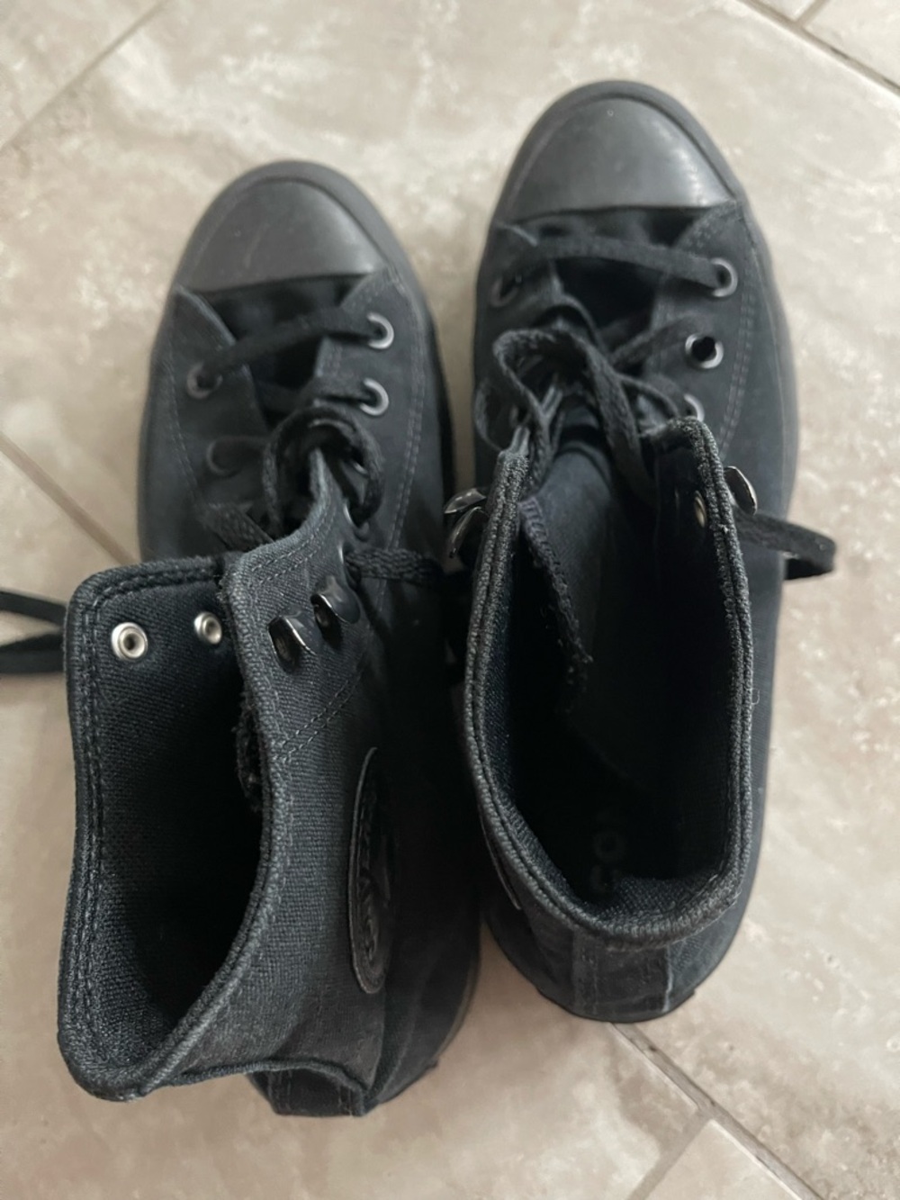 Converse Black High-Top Canvas Sneakers